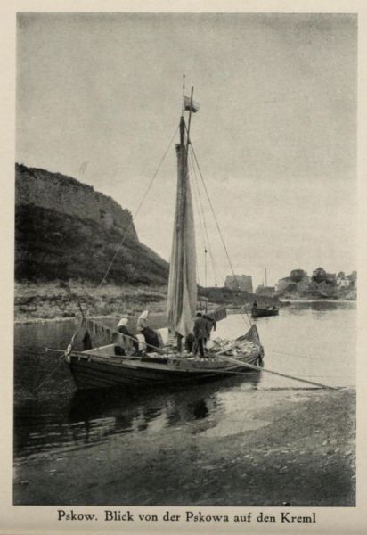 Russland 030. Pskow, Blick von der Pskowa auf den Kreml