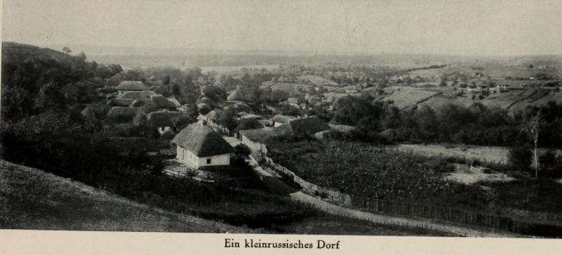 Russland 063. Ein kleinrussisches Dorf