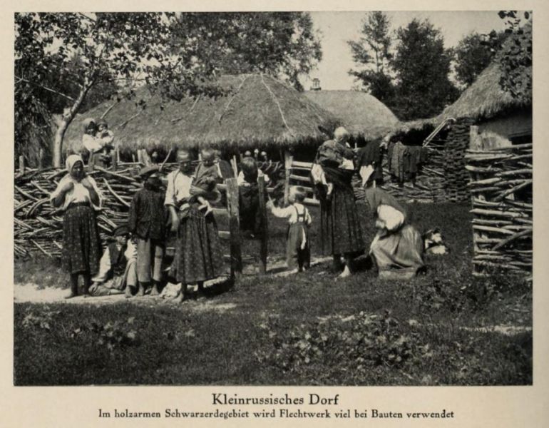 Russland 068. Kleinrussisches Dorf