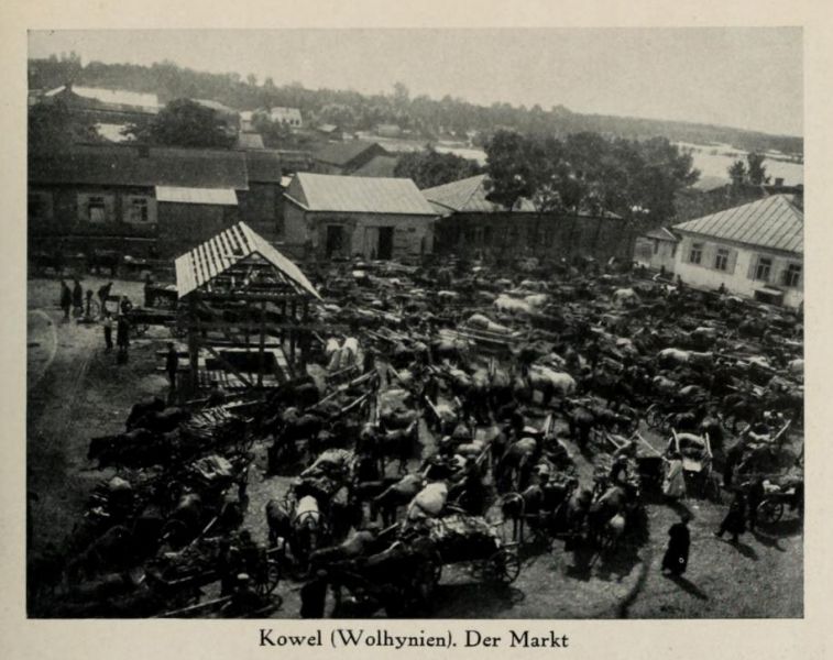Russland 069. Kowel (Wolhynien) Der Markt