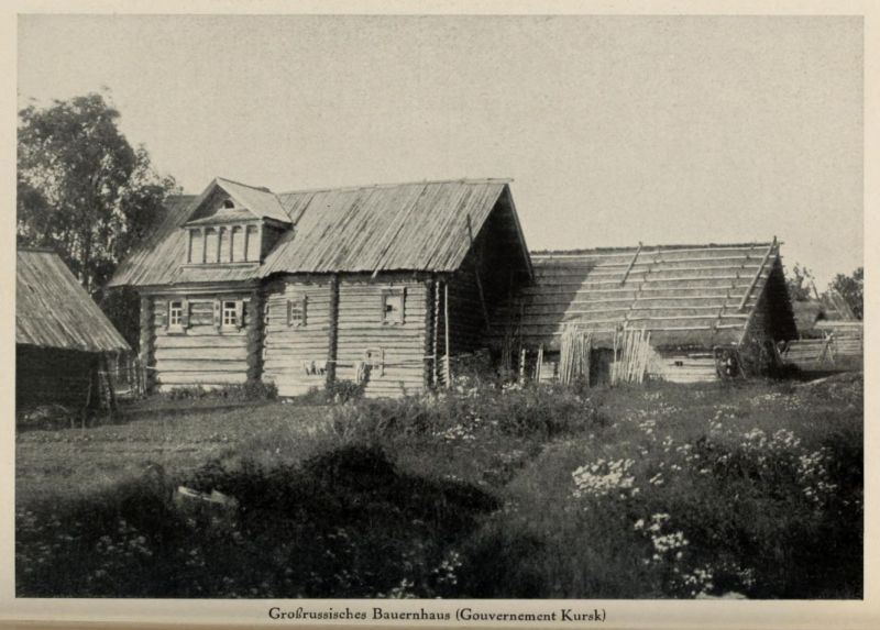 Russland 070. Großrussisches Bauernhaus (Gouvernement Kursk)