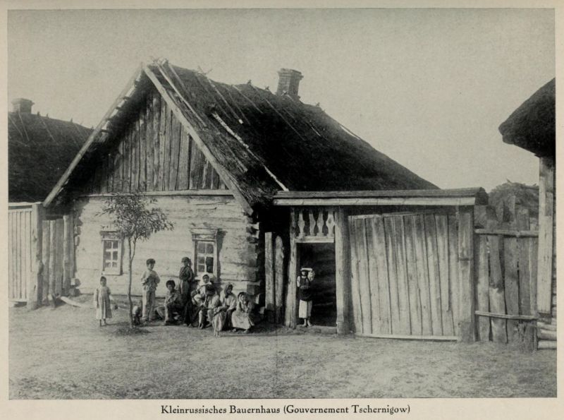 Russland 071. Kleinrussisches Bauernhaus (Gouvernement Tschernigow)