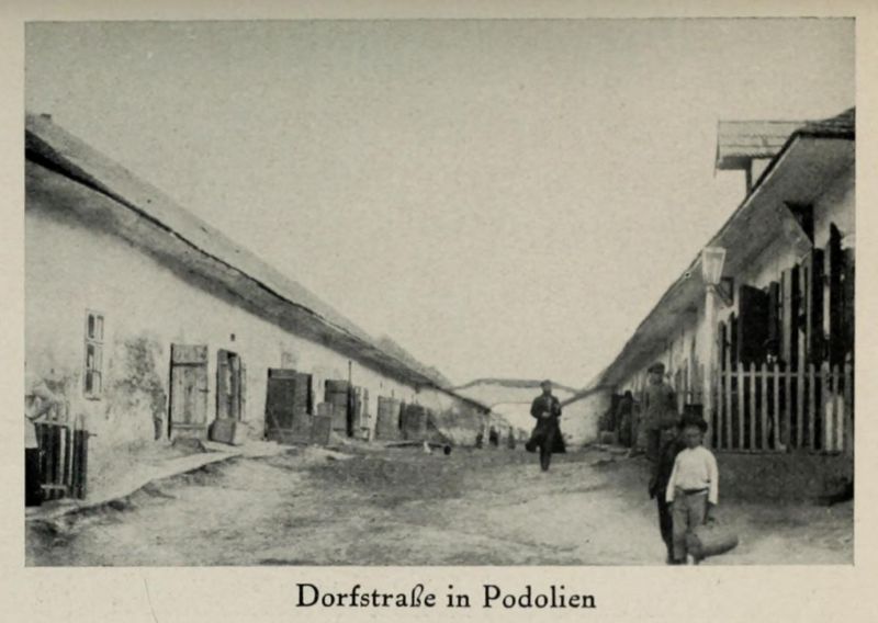 Russland 079. Dorfstraße in Podolien