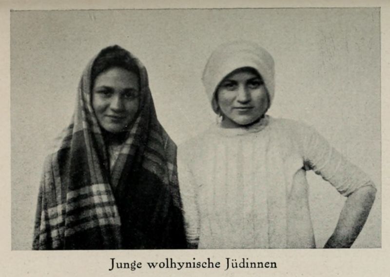 Russland 079. Junge wolhynische Jüdinnen