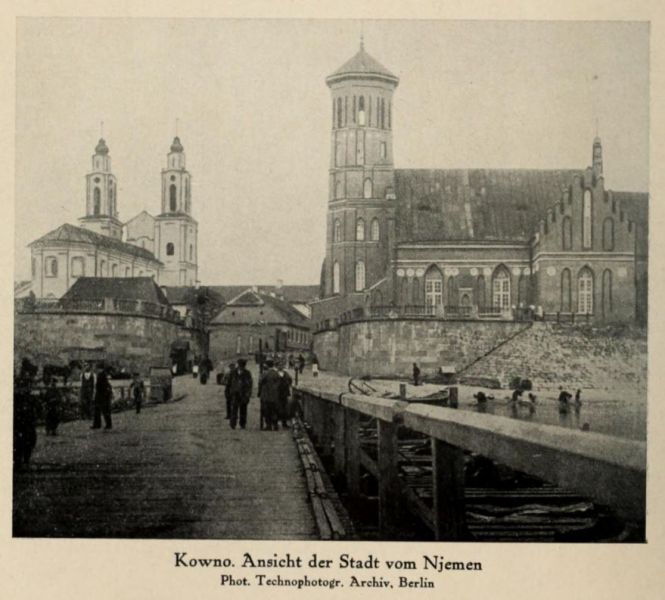 Russland 084. Kowno. Ansicht der Stadt vom Njemen