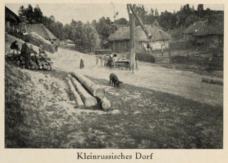 Russland 088. Kleinrussisches Dorf