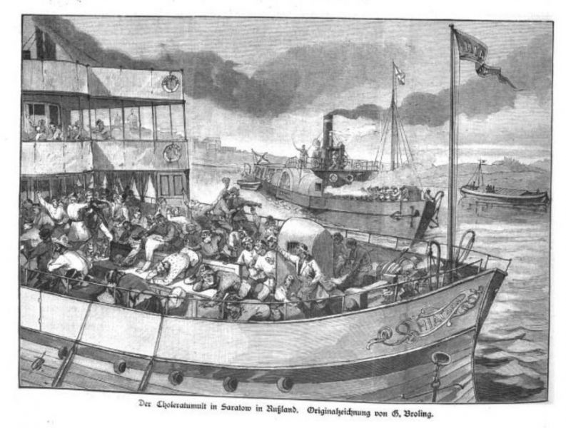 Russland, Cholera-Epidemie in Saratow
