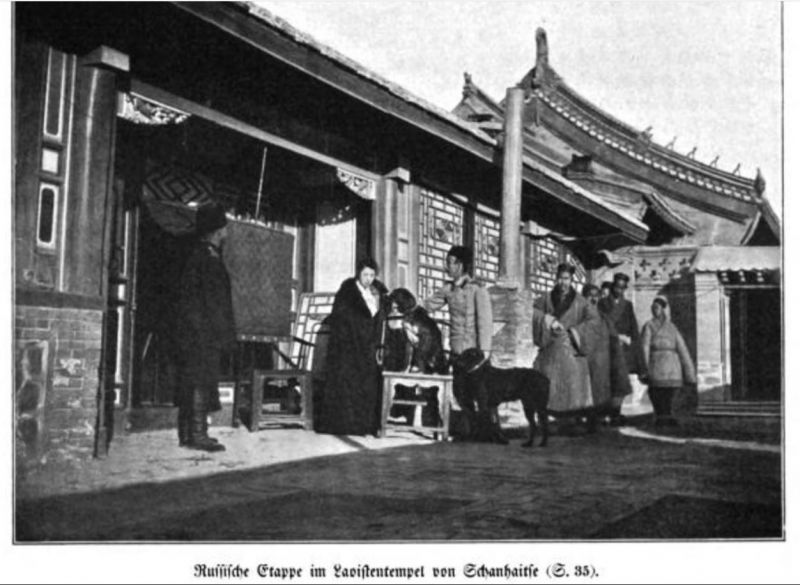 035 Russische Etappe im Laoistentempel von Schanhaitse