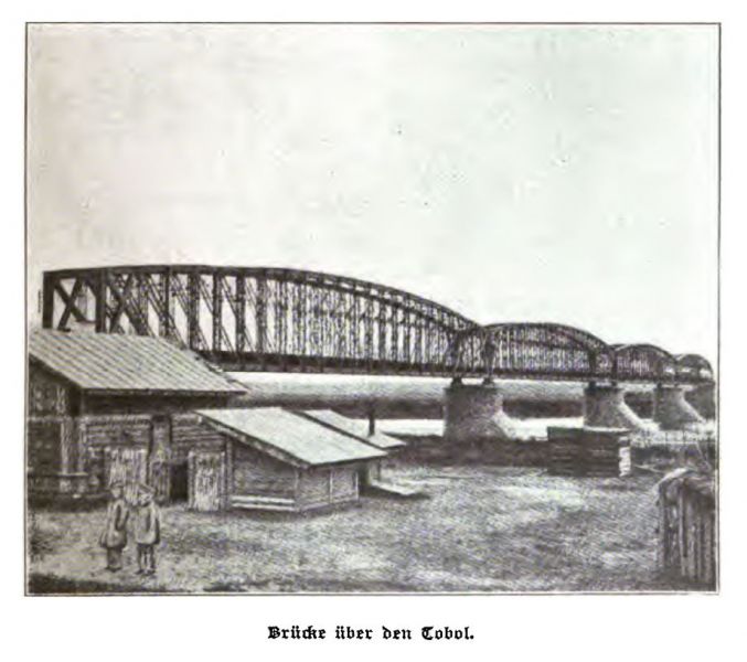 Sibirien 09 Brücke über den Tobol