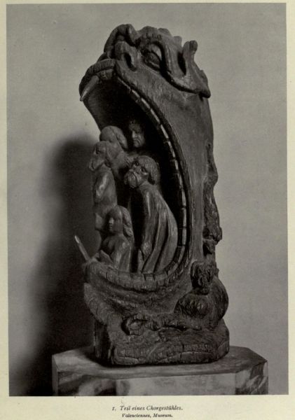 001. Teil eines Chorgestühles, Valenciennes, Museum