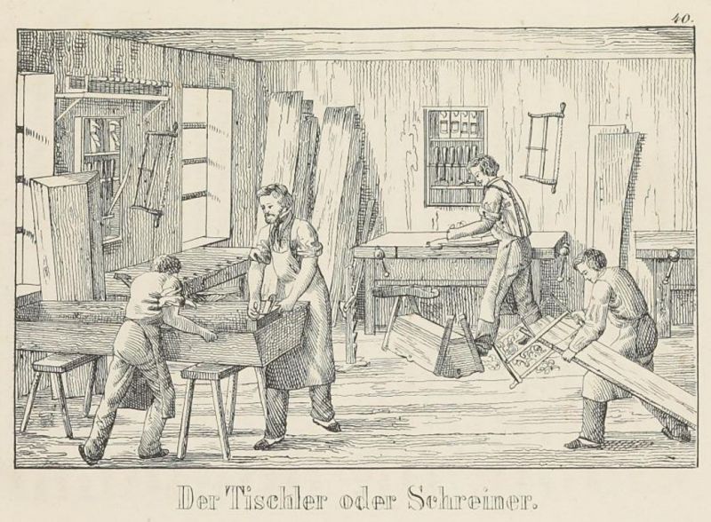 040. Der Tischler oder Schreiner