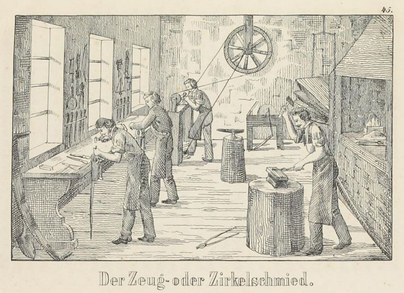 045. Zeug- oder Zirkelschmied
