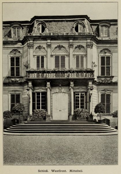 Wilhelmstal 005 Schloss, Westfront, Mittelteil