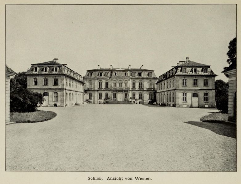 Wilhelmstal 007 Schloss, Ansicht von Westen