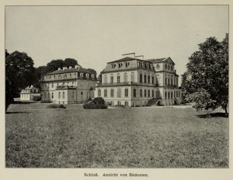 Wilhelmstal 011 Schloss, Ansicht von Südosten