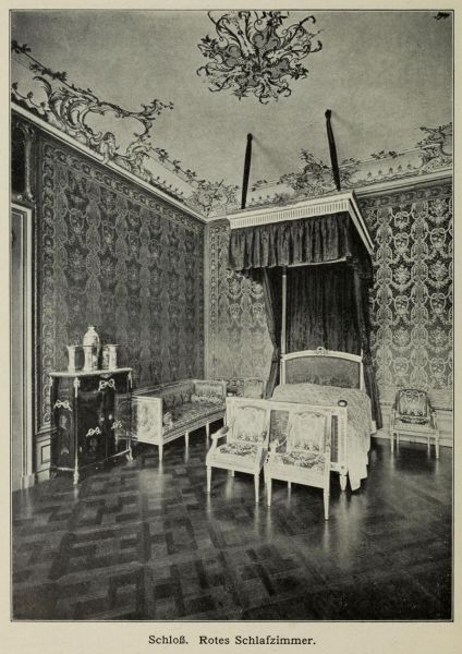 Wilhelmstal 020 Schloss, Rotes Schlafzimmer