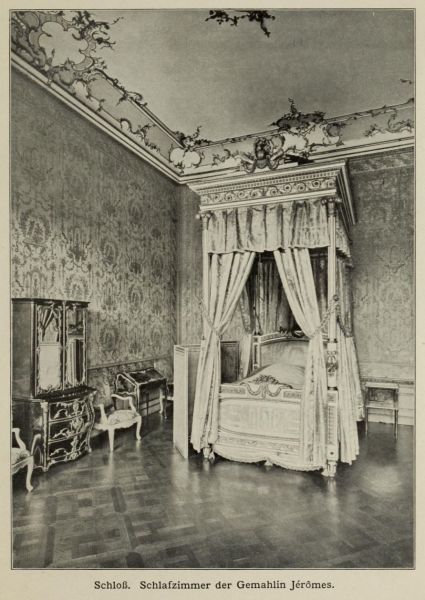 Wilhelmstal 030. Schloss, Schlafzimmer der Gemahlin Jérômes