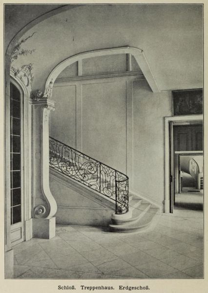 Wilhelmstal 035. Schloss, Treppenhaus, Erdgeschoss