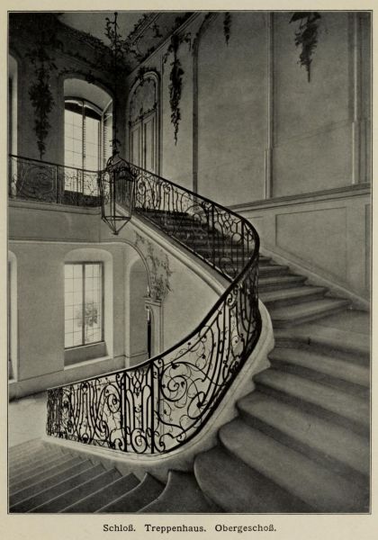 Wilhelmstal 036. Schloss, Treppenhaus, Obergeschoss