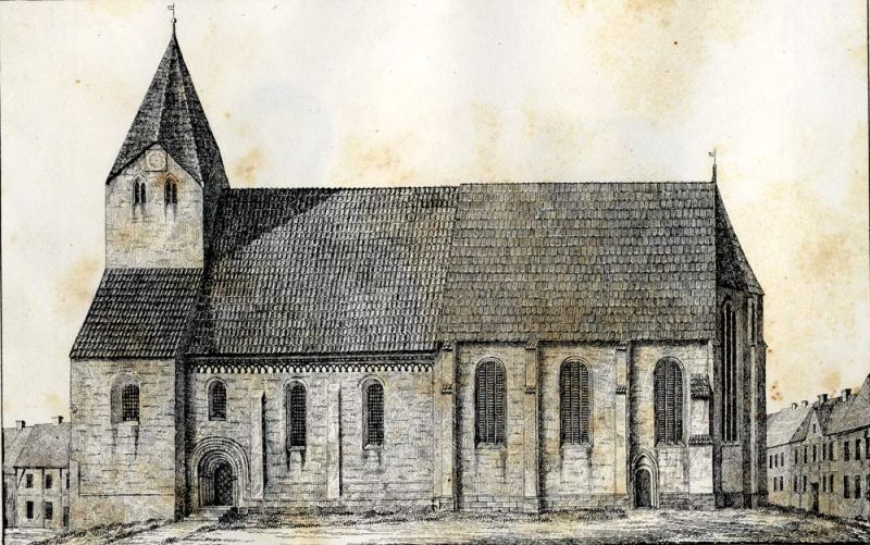Gadebuch - Die Kirche um 1800