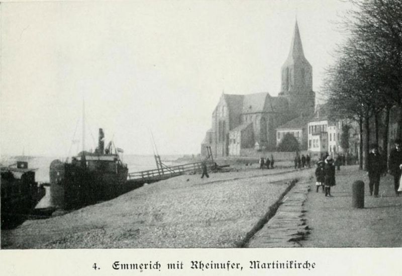 Emmerich mit Rheinufer – Martinikirche