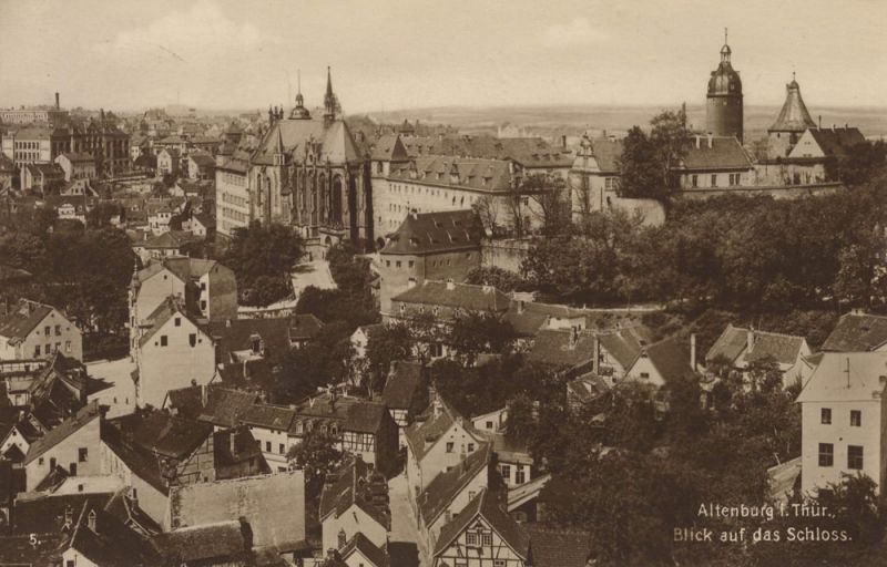 Altenburg, Blick auf das Schloss