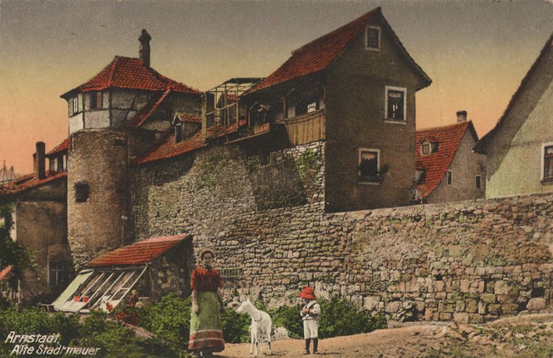 Arnstadt, Alte Stadtmauer