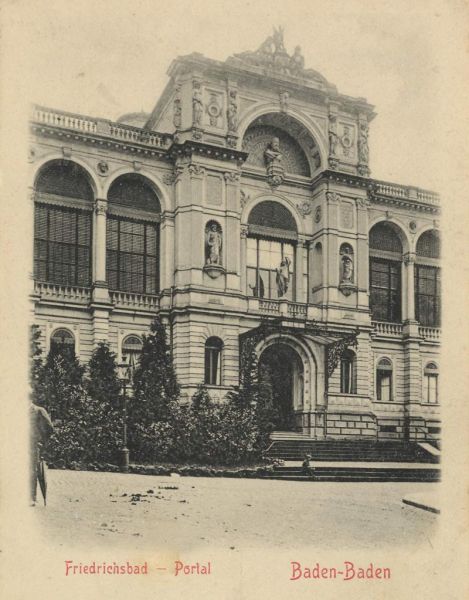 Baden-Baden, Friedrichsbad - Portal