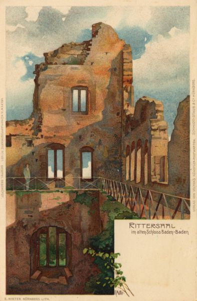 Baden-Baden, Rittersaal im alten Schloß
