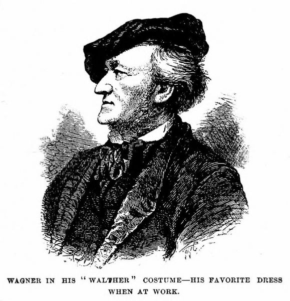 Richard Wagner in seiner Arbeitsmontur