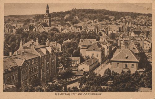 Bielefeld, Ansicht mit Blick auf den Johannisberg