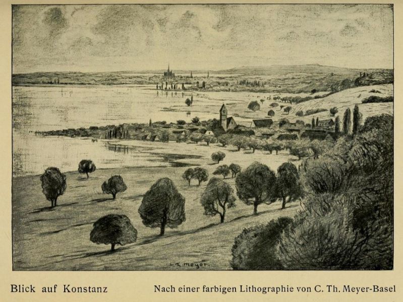 Bodensee Blick auf Konstanz