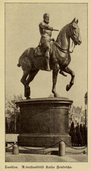 Bremen 021 Tuaillon. Reiterstandbild Kaiser Friedrichs