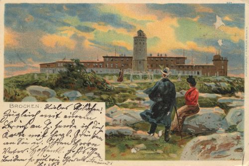 Brocken, Aussichtspunkt, Ansichtskarte 2