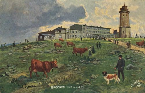 Brocken, Aussichtspunkt, Ansichtskarte 3