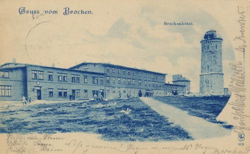 Brocken, Aussichtspunkt, Ansichtskarte 7