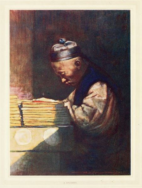 China, Ein Student