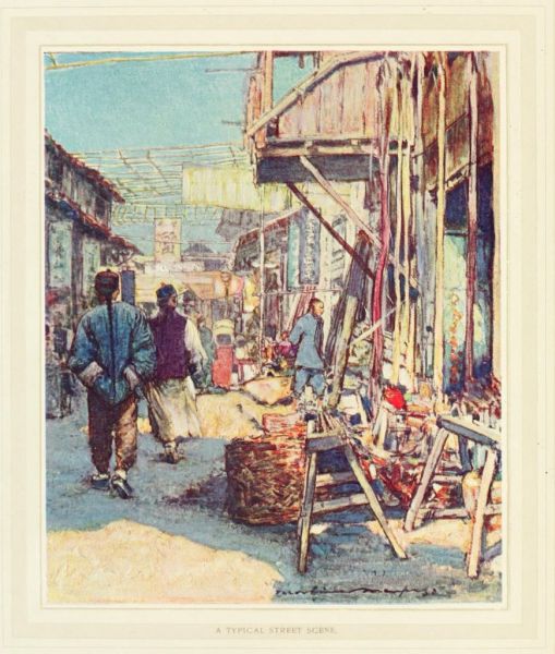 China, Typische Straßenszene