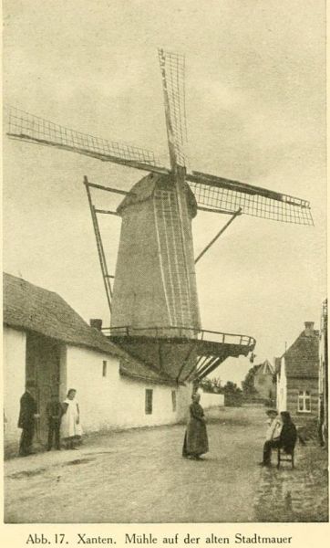 Abb. 17. Xanten. Mühle auf der alten Stadtmauer.