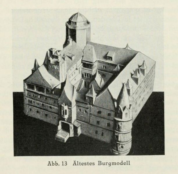 013 Dresden Ältestes Burgmodell