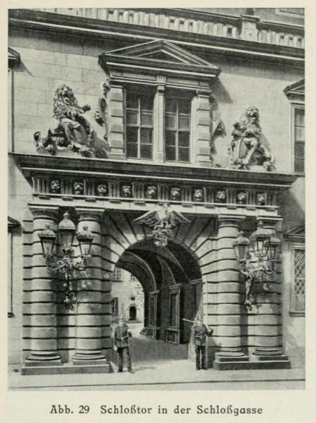 029 Dresden Schlosstor in der Schlossgasse