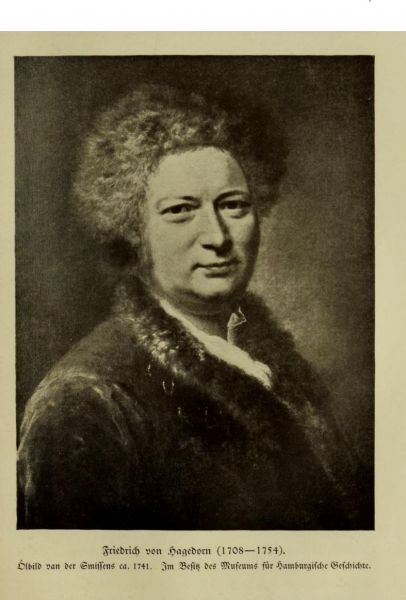 Hagedorn, Friedrich von  (1708-1754)