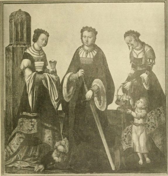 Lübecker Bergenfahreraltar (linker Flügel) Marienkirche