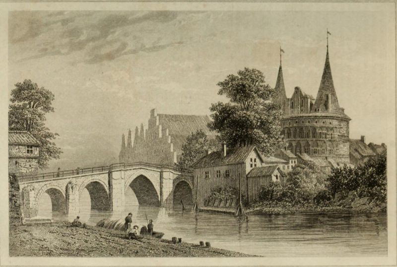 Lübeck - Blick auf das Holstentor