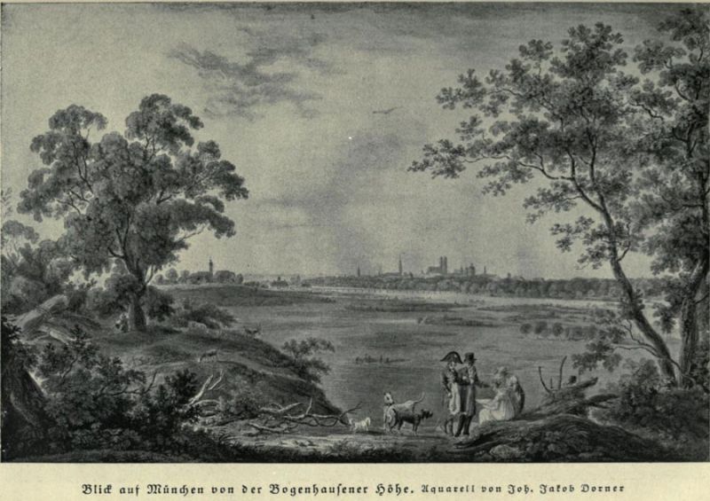 Blick auf München von der Bogenhausener Höhe - Jakob Dorner