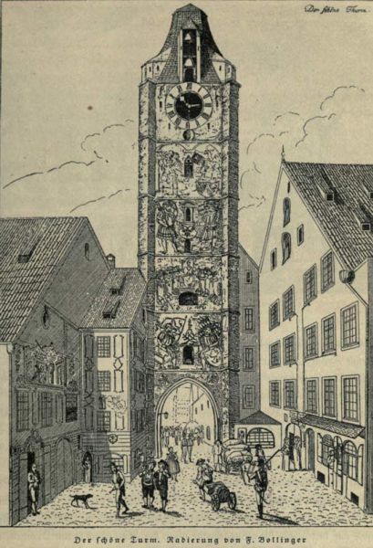 München - Der schöne Turm - F. Bollinger