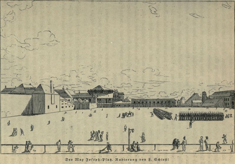Münche - Der Max Joseph-Platz - F. Schießl