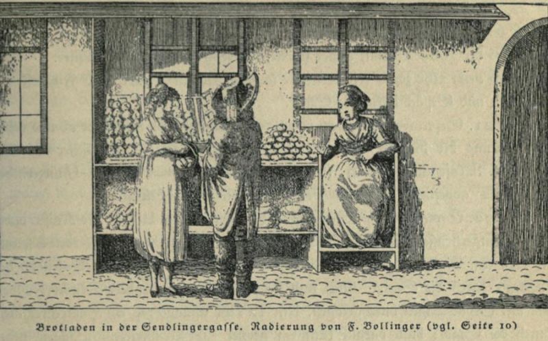 München - Brotladen in der Sendlingergasse - F. Bollinger
