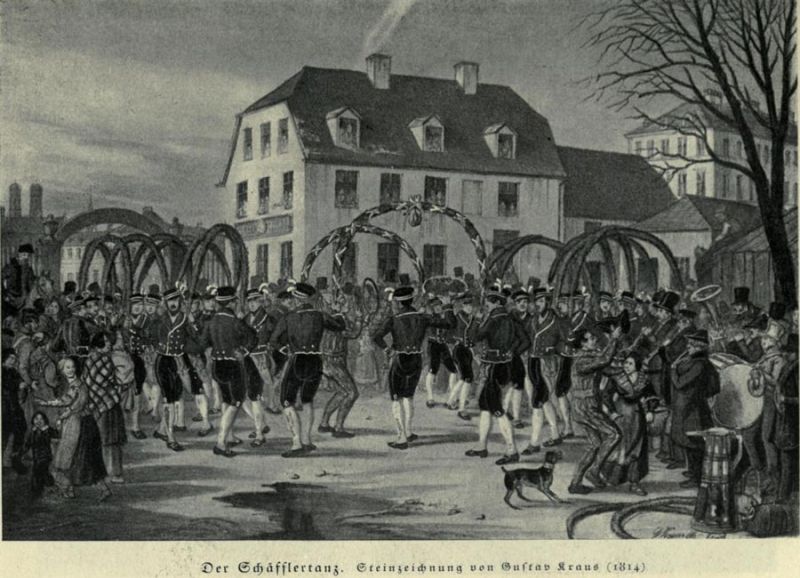 München - Der Schäfflerstanz - Gustav Kraus