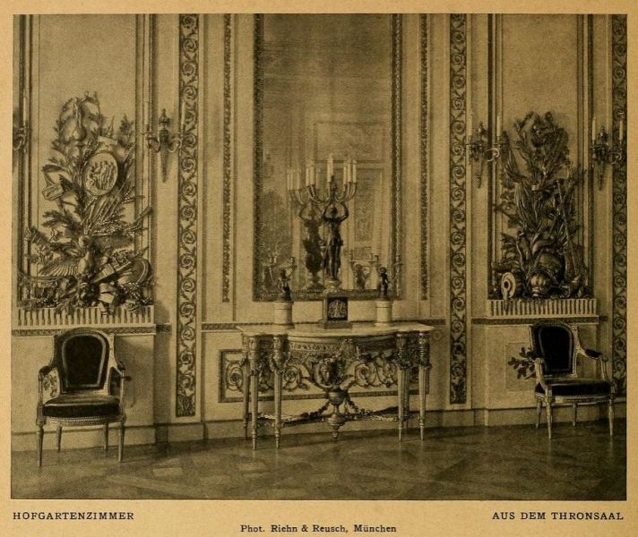 048 Hofgartenzimmer. Aus dem Thronsaal